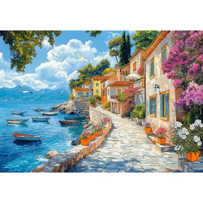 Castorland 500 db-os puzzle - Mediterranean Walk (B-54220)