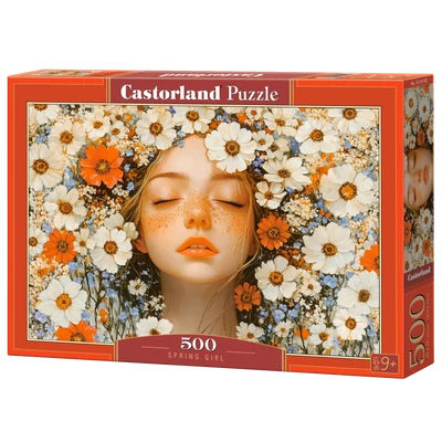 Castorland 500 db-os puzzle - Spring Girl (B-54183)