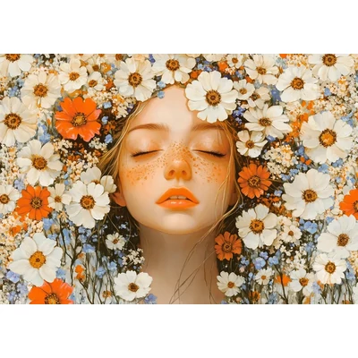 Castorland 500 db-os puzzle - Spring Girl (B-54183)