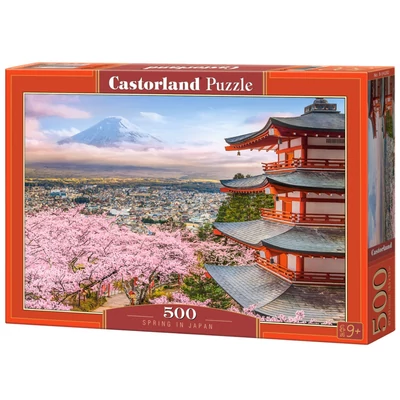 Castorland 500 db-os puzzle - Spring in Japan (B-54282)