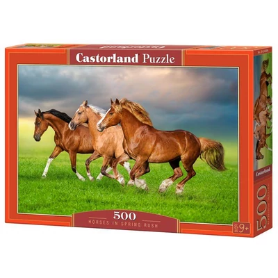 Castorland B-54084 - Tavaszi vágta - 500 db-os puzzle