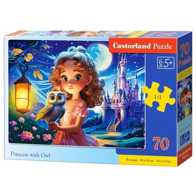 Castorland 70 db-os puzzle - Hercegnő bagollyal (B-070190)