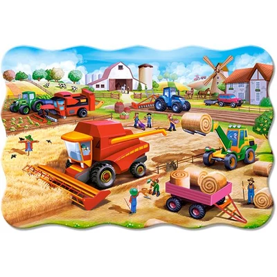 Castorland C-02436 - Munka a farmon - 20 db-os Maxi puzzle