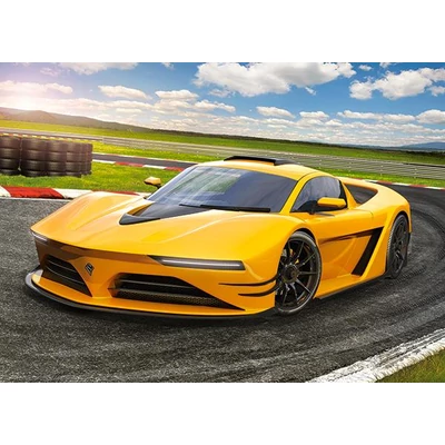 Castorland B-13500 - Sárga sportautó - 120 db-os puzzle