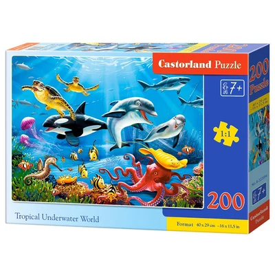Castorland B-222094 - Vízalatti világ a trópusokon - 200 db-os puzzle