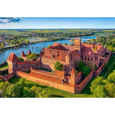 Castorland B-54039 - Kilátás a Malborki kastélyra - 500 db-os puzzle