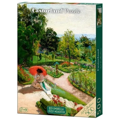Castorland B-54046 - Art Collection- Piros esernyő - 500 db-os puzzle