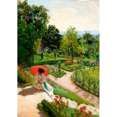 Castorland B-54046 - Art Collection- Piros esernyő - 500 db-os puzzle