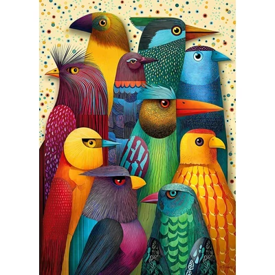 CherryPazzi 31438 - Birds Club - 1000 db-os puzzle