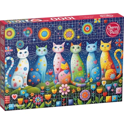 CherryPazzi 31285 - Cute Whiskers - 1000 db-os puzzle