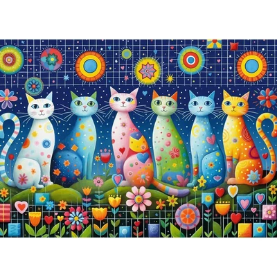 CherryPazzi 31285 - Cute Whiskers - 1000 db-os puzzle