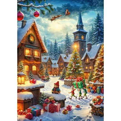 CherryPazzi 31261 - Santa&#039;s Helpers - 1000 db-os puzzle