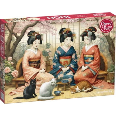 CherryPazzi 31407 - Springtime Tea - 1000 db-os puzzle