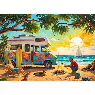 CherryPazzi 31346 - Waiting for the Waves - 1000 db-os puzzle
