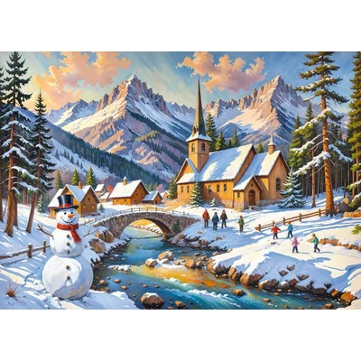CherryPazzi 31278 - Winter Wonderland - 1000 db-os puzzle