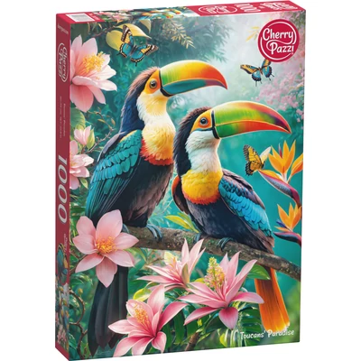 CherryPazzi 30769 - Toucans Paradise - 1000 db-os puzzle