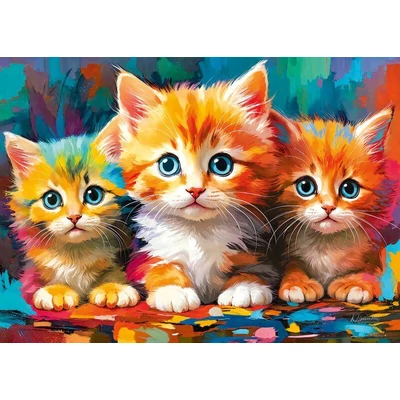CherryPazzi 20425 - Three Little Hearts - 500 db-os puzzle