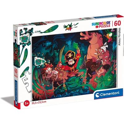 Clementoni 60 db-os puzzle - Kalózok (26111)