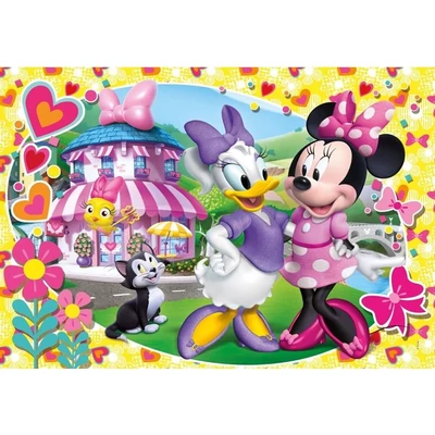 Clementoni 27982 - Minnie és Daisy - 104 db-os Szuper Színes puzzle