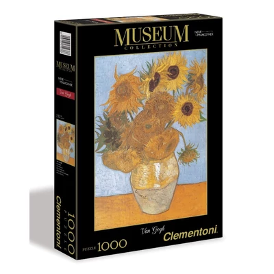Clementoni 31438 - Museum Collection - Van Gogh - Napraforgók - 1000 db-os puzzle