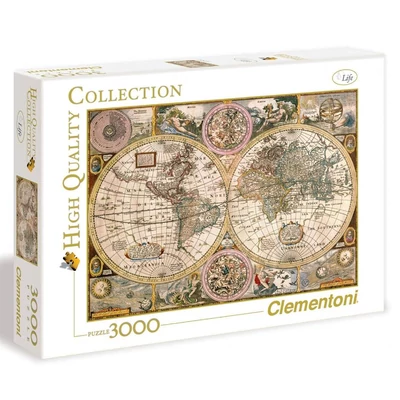 Clementoni 33531 - Antik térkép - 3000 db-os puzzle