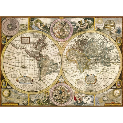 Clementoni 33531 - Antik térkép - 3000 db-os puzzle