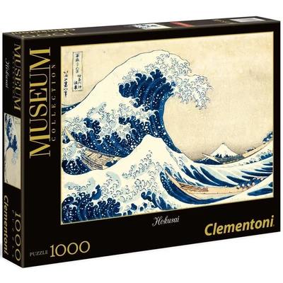 Clementoni 39378 - Museum Collection - Hokusai - A nagy hullám Kanagavánál - 1000 db-os puzzle 