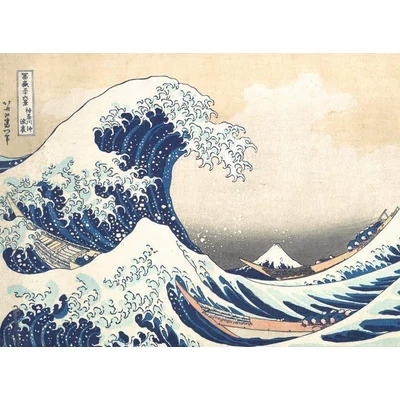 Clementoni 39378 - Museum Collection - Hokusai - A nagy hullám Kanagavánál - 1000 db-os puzzle 