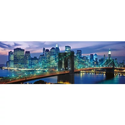 Clementoni 39434 - Panoráma puzzle - Brooklyn híd, New York - 1000 db-os puzzle