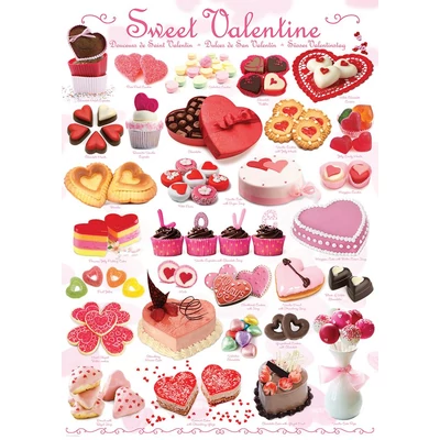 EuroGraphics 6000-0431 - Sweet Valentine - 1000 db-os puzzle