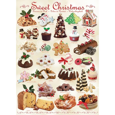 EuroGraphics 6000-0433 - Sweet Christmas - 1000 db-os puzzle