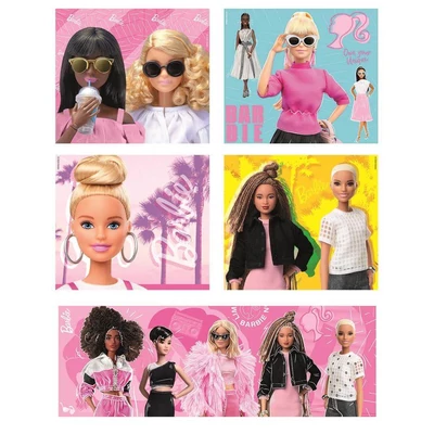 Clementoni 20282 - Barbie - 10 az 1-ben Szuper színes puzzle (18, 30, 48, 60)