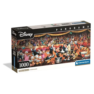 Clementoni 37067 - Disney Collection - Disney Orchestra - 1000 db-os Compact  Panoráma puzzle