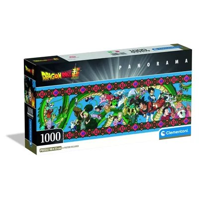 Clementoni 37058 - Panoráma - Dragon Ball - 1000 db-os Compact puzzle