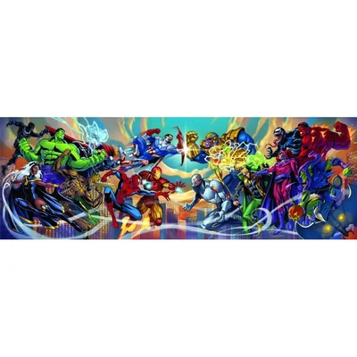Clementoni 1000 db-os Compact Panoráma puzzle - Marvel hősök (37056)