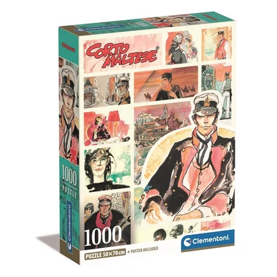 Clementoni 39807 - Corto Maltese - 1000 db-os Compact puzzle