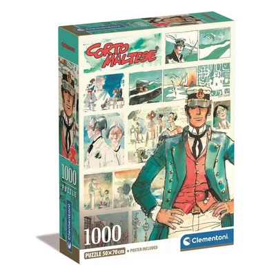 Clementoni 39808 - Corto Maltese - 1000 db-os Compact puzzle
