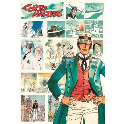 Clementoni 39808 - Corto Maltese - 1000 db-os Compact puzzle