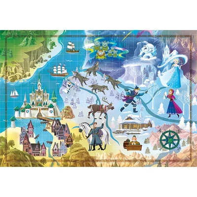 Clementoni 39784 - Jégvarázs - Disney 100 Collection - 1000 db-os Compact puzzle