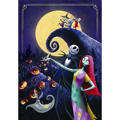 Clementoni 37060 - Disney Nightmare - 1000 db-os Compact puzzle