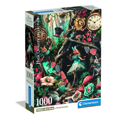Clementoni 1000 db-os Compact puzzle - High Quality Collection - Alíz csodaországban (39935)