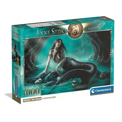 Clementoni 37053 - High Quality Collection - Anne Stokes, Szirén - 1000 db-os Compact puzzle