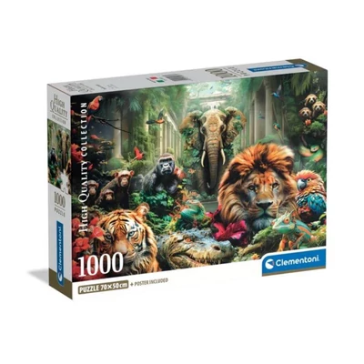 Clementoni 39987 - High Quality Collection - Mystic Jungle - 1000 db-os Compact puzzle