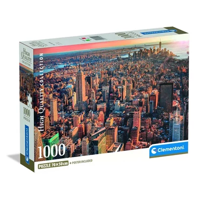 Clementoni 1000 db-os Compact puzzle - High Quality Collection - New York (39944)