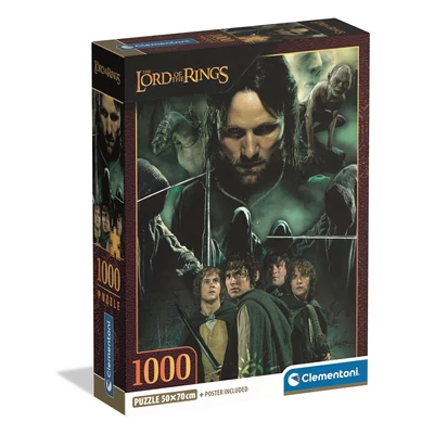 Clementoni 39963 - Lord Of The Ring - 1000 db-os Compact puzzle