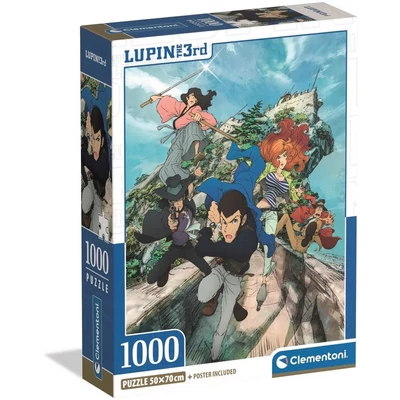 Clementoni 1000 db-os Compact puzzle - Lupin 3 (37068)