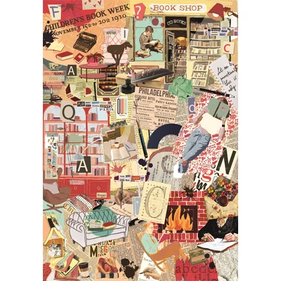 Clementoni 37074 - More is More - Books and Writting - 1000 db-os Compact puzzle