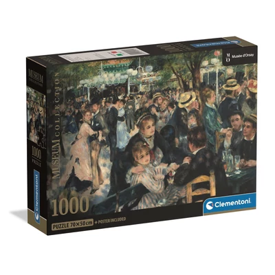 Clementoni 39971 - Museum Collection - Bal Du Moulin - 1000 db-os Compact puzzle