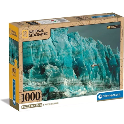 Clementoni 39731 - National Geographic Collection - Hubbard-gleccser - 1000 db-os Compact puzzle