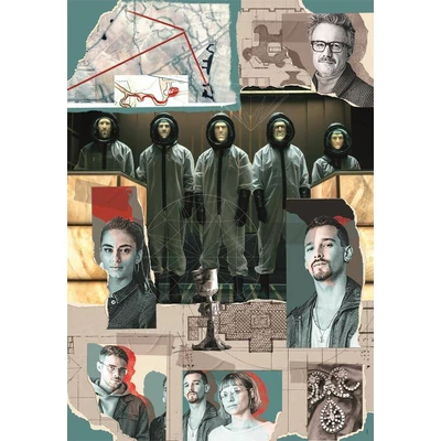 Clementoni 39848 - Netflix Berlin - A csapat - 1000 db-os Compact puzzle